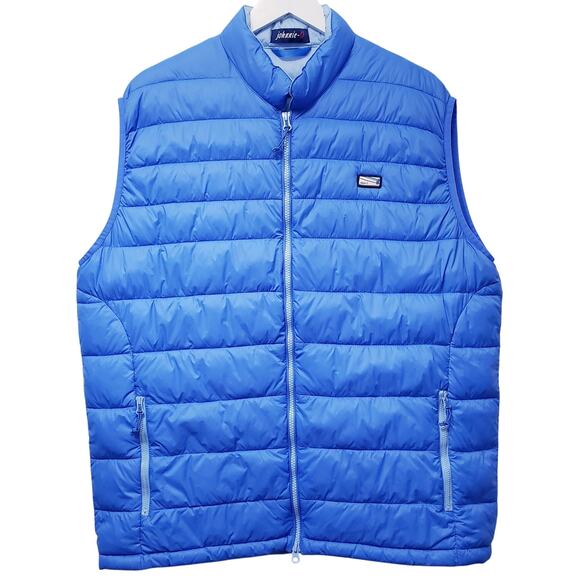 johnnie-O Other - JOHNNIE-O Hudson Quilted Puffer Vest JMVT1160 Packable Men's Size XL Blue